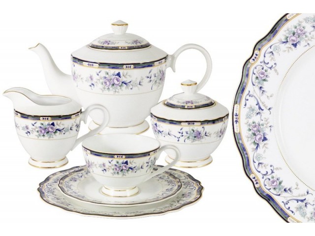 Чайный сервиз Маркиза 39 предметов на 12 персон