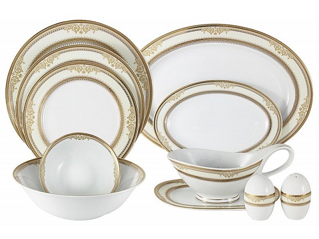 Обеденный сервиз Эльмира Midori 27 предметов на 6 персон