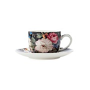 Чашка с блюдцем для кофе Полночные цветы Maxwell & Williams 0,1 л