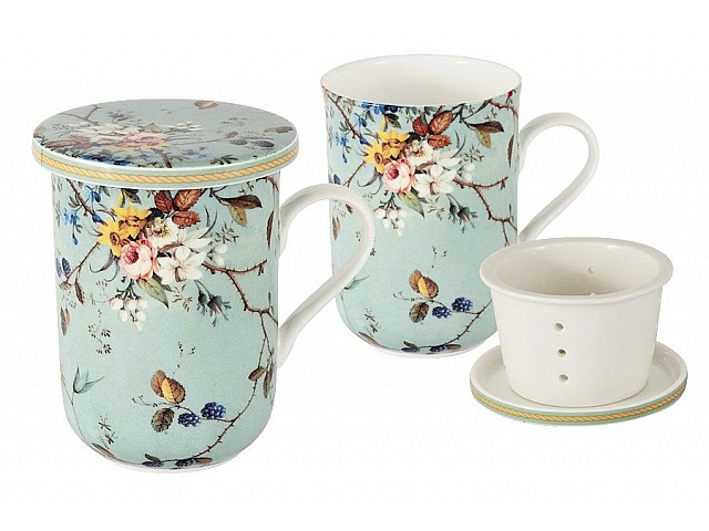 Кружка с ситечком и крышкой Луг Maxwell & Williams