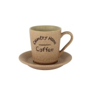 Чашка с блюдцем Кантри Хоум LF Ceramics 0,2 л