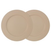 Набор из 2-х обеденных тарелок Птичье молоко LF Ceramics 25 см