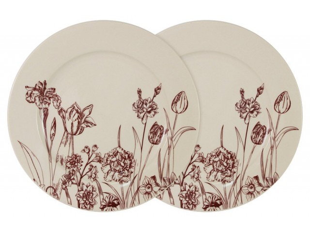 Набор из 2-х обеденных тарелок Эдем LF Ceramics 25 см