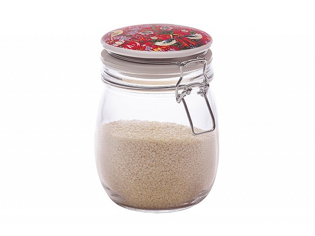 Банка для сыпучих продуктов Земляника
