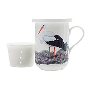 Кружка Maxwell & Williams с ситечком и крышкой Аист 0,3 л