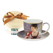 Чашка с блюдцем За чашкой кофе Carmani