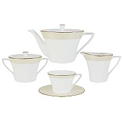 Чайный сервиз из 17 предметов на 6 персон Бриз Голд Narumi