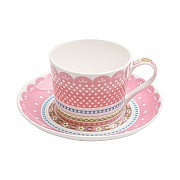Чашка с блюдцем (розовая) Шантильи Maxwell & Williams