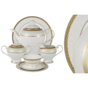 Чайный сервиз Бостон Голд Emily 40 предметов на 12 персон