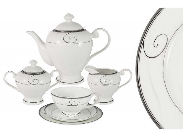 Чайный сервиз Волна Emily 21 предмет на 6 персон