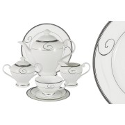 Чайный сервиз Волна Emily 40 предметов на 12 персон