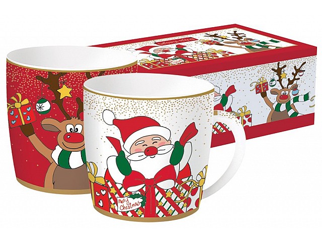 Набор из 2-х кружек Дед Мороз с друзьями Easy Life (R2S)