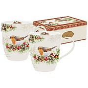 Набор из 2-х кружек Снегири Easy Life 0,35 л