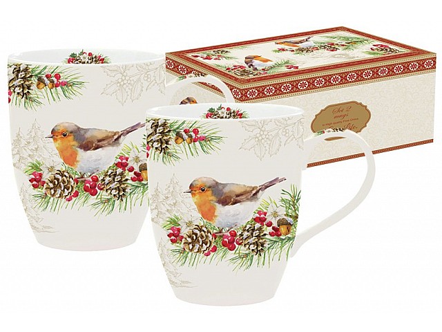 Набор из 2-х кружек Снегири Easy Life (R2S)