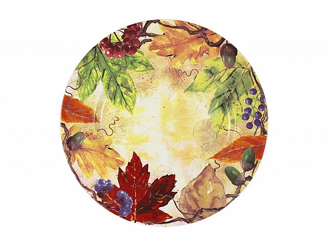 Тарелка обеденная Кленовый лист Imari