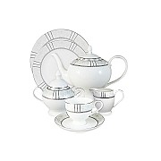 Чайный сервиз Шенонсо Anna Lafarg Emily 40 предметов на 12 персон