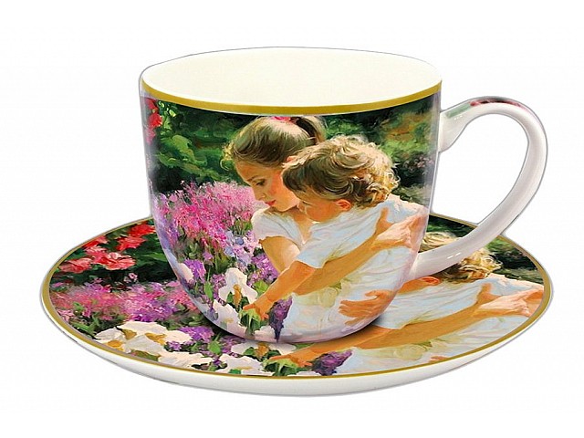 Чашка с блюдцем Carmani Материнство