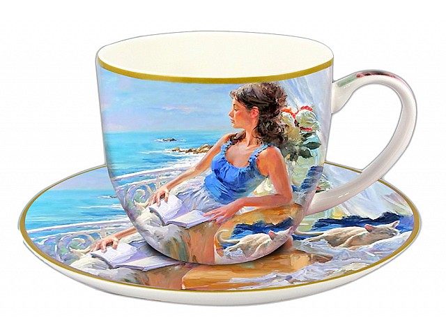 Чашка с блюдцем Carmani У моря