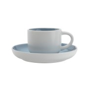 Чашка кофейная с блюдцем Maxwell & Williams Оттенки (голубая) 0,1 л