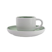 Чашка кофейная с блюдцем Maxwell & Williams Оттенки (мятная)