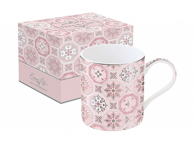 Кружка Изразцы Easy Life (R2S) (розовая)