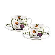 Набор 2 чашки + 2 блюдца Слива Maxwell & Williams