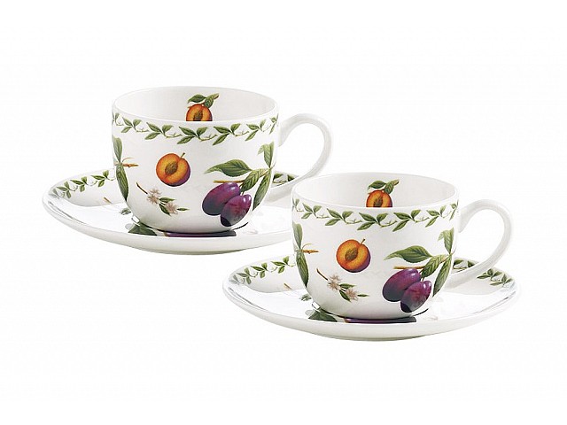Набор 2 чашки + 2 блюдца Слива Maxwell & Williams