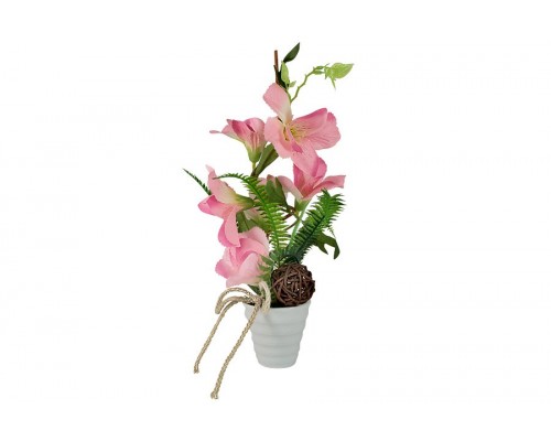 Декоративные цветы Dream Garden Вьюнок розовый в вазе