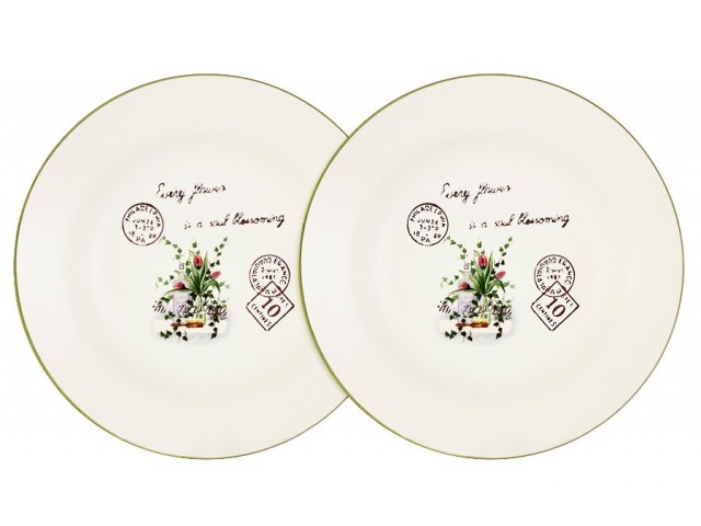 Набор из 2-х суповых тарелок 21 см Букет Anna Lafarg LF Ceramics