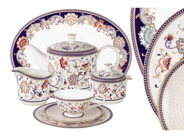 Чайный сервиз Королева Анна Anna Lafarg Emily 40 предметов на 12 персон