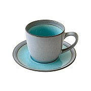 Чашка с блюдцем Origin (голубая) Easy Life 0,24 л
