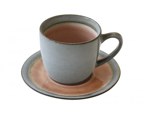 Чашка с блюдцем Origin (пыльно-розовая) Easy Life 0,24 л