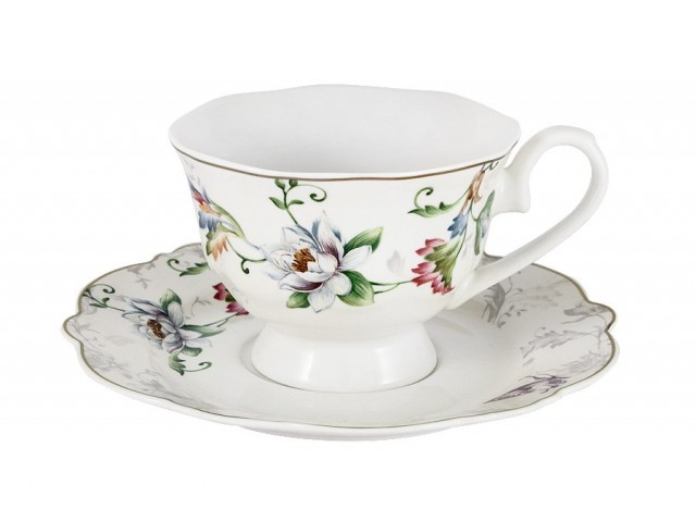 Чашка с блюдцем Йорк Anna Lafarg Primavera 0,2 л