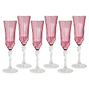 Набор бокалов для шампанского Same Адажио розовая