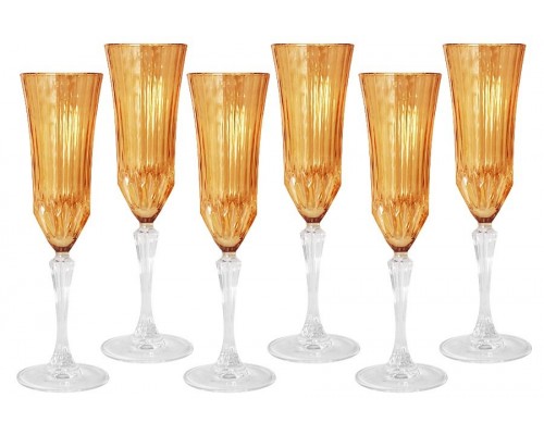 Набор бокалов для шампанского Same Адажио янтарная