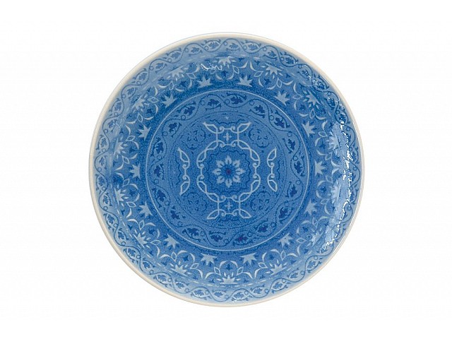 Тарелка закусочная (голубая) Ambiente Easy Life R2S