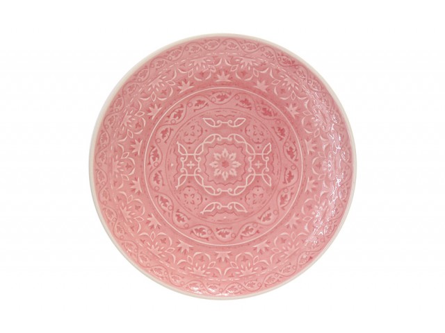 Тарелка закусочная (розовая) Ambiente Easy Life R2S