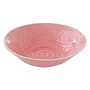 Тарелка суповая (розовая) Ambiente Easy Life R2S