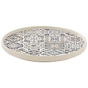 Тарелка обеденная (серая) Casadecor Easy Life R2S