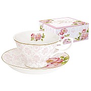 Чашка с блюдцем Дамасская роза Easy Life R2S 0,2 л