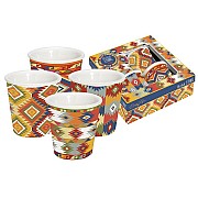 Набор из 4-х кружек для эспрессо Ацтеки Easy Life R2S 100 мл