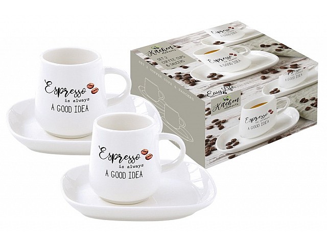 Набор для кофе Kitchen Elements Easy Life 0,1 л на 2 персоны Набор для кофе Kitchen Elements Easy Life 0,1 л на 2 персоны