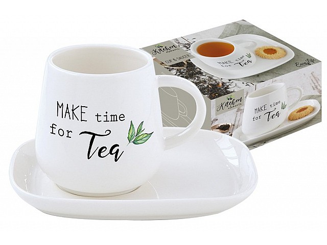 Чашка с блюдцем Kitchen Elements Easy Life R2S 0,28 л