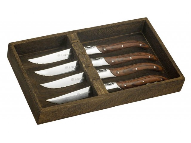 Набор из 4-х ножей для стейка Legnoart FASSONA