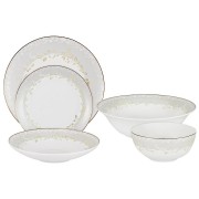 Обеденный набор Венок Anna Lafarg Emily на 6 персон 21 предмет