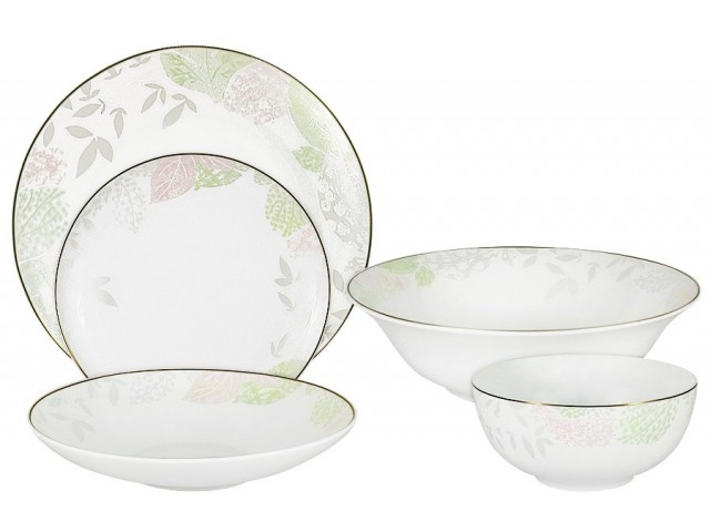 Обеденный набор Рассвет Anna Lafarg Emily на 6 персон 21 предмет