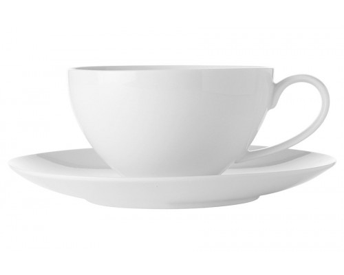Чашка с блюдцем Белая коллекция Maxwell & Williams 0,4 л