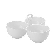 Менажница 3-х секционная Белая коллекция Maxwell & Williams