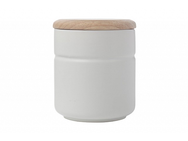 Банка для сыпучих продуктов Оттенки (белый)