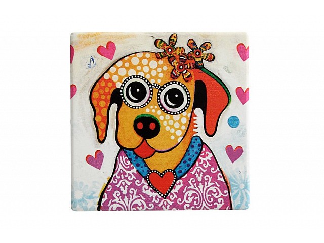 Подставка керамическая Весёлый щенок